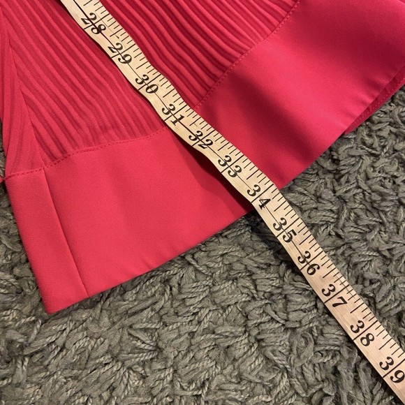 Milly Liv Pleated Belted Long Sleeve Dress In Milly Mink Size 0 $395.00 Barbie - Picture 16 of 16